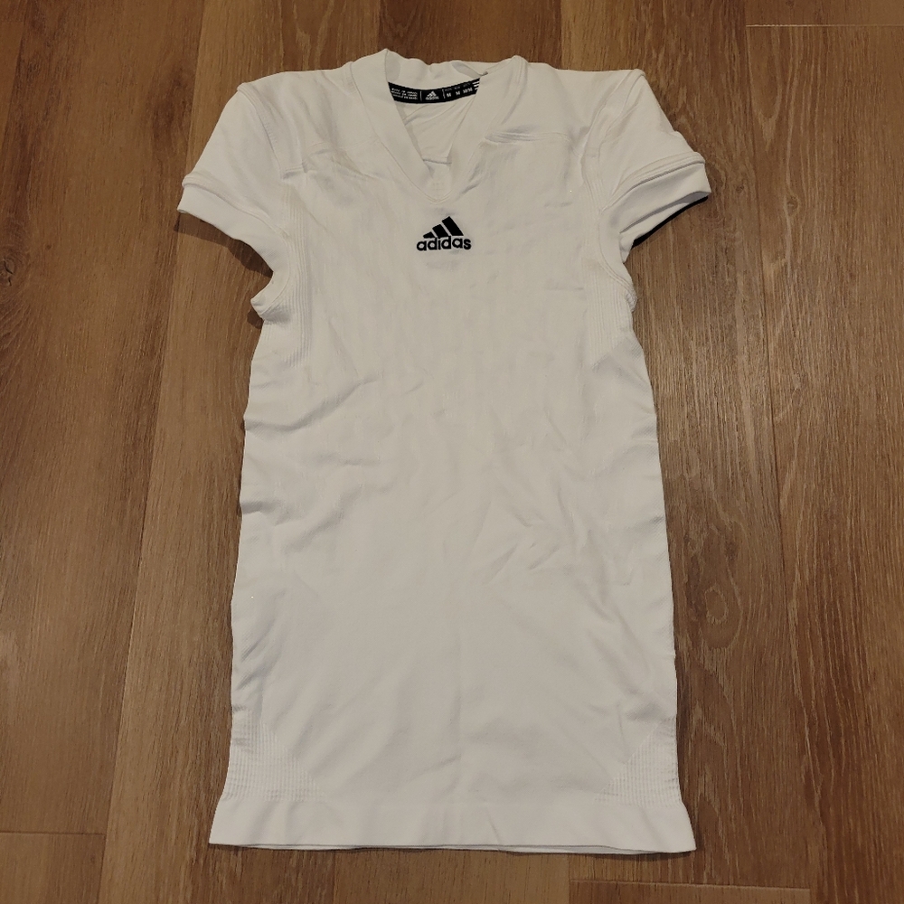 ADIDAS Prime Knit Hype Football Jersey Mens White Size Medium New